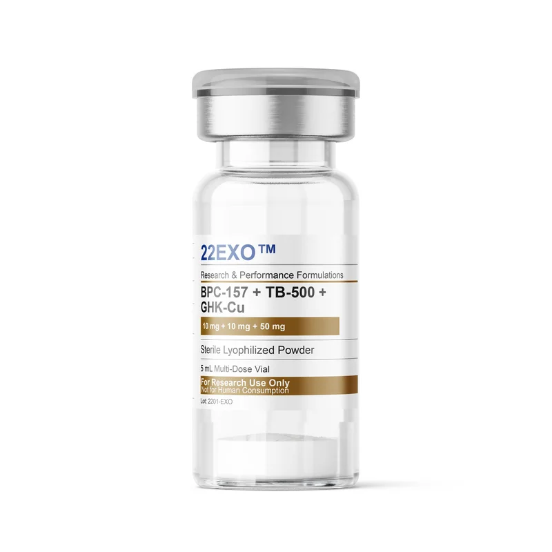BPC-157 + TB-500 + GHK-Cu Blend (10mg/10mg/50mg)