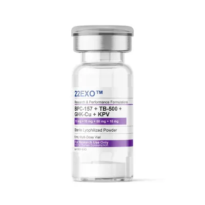BPC-157 + TB-500 + GHK-Cu + KPV Blend (10mg/10mg/50mg/10mg)