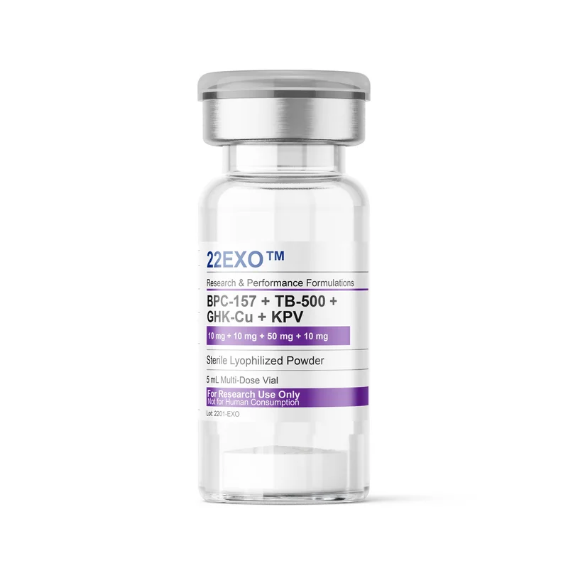 BPC-157 + TB-500 + GHK-Cu + KPV Blend (10mg/10mg/50mg/10mg)